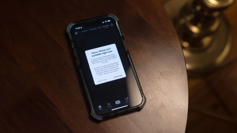 Cover Image for TikTok shuts down in the United States hours ahead of a ban
