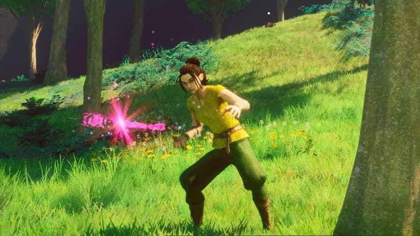 Cover Image for RuneScape: Dragonwilds has fixed the classic survival crafting trope of endlessly chopping down trees thanks to an excellent spell system that does the hard work for you